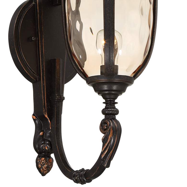Image 4 John Timberland Bellagio 26" High Bronze Upbridge Outdoor Wall Light more views