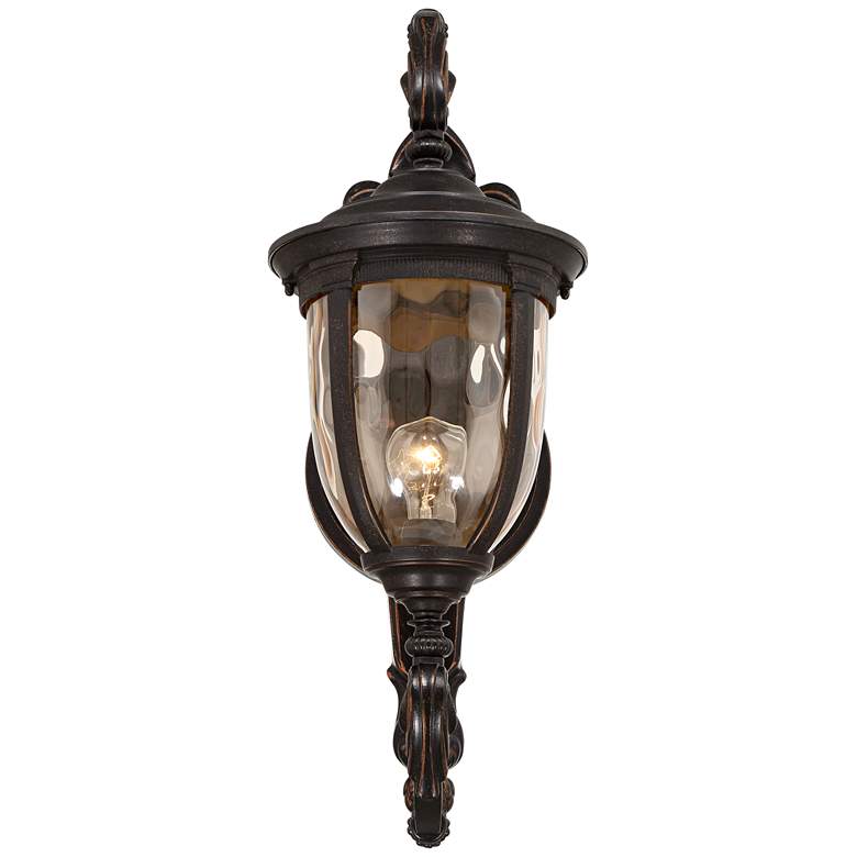 Image 5 John Timberland Bellagio 26" High Bronze Upbridge Outdoor Wall Light more views