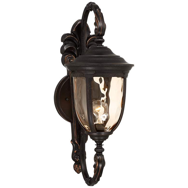 Image 6 John Timberland Bellagio 26" High Bronze Upbridge Outdoor Wall Light more views