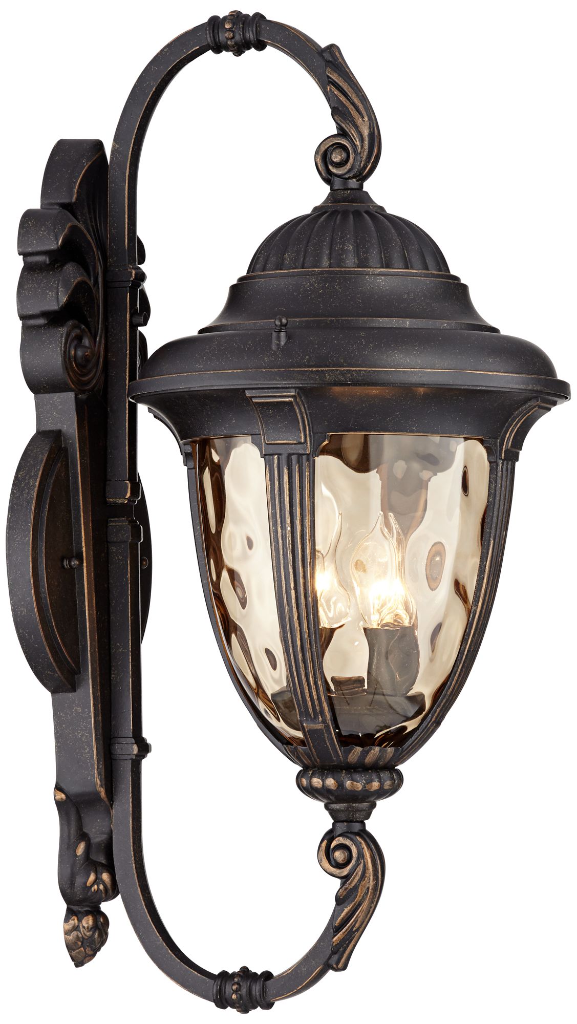 John Timberland Bellagio 27 1/2" Double Arm Traditional Outdoor Light