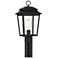 John Timberland Bellis Verde 16" Textured Black Outdoor Post Light