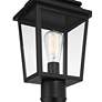 Thumbnail3 of John Timberland Bellis Verde 16" Textured Black Outdoor Post Light more views