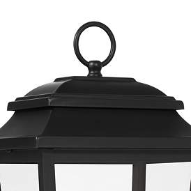 Image4 of John Timberland Bellis Verde 16" Textured Black Outdoor Post Light more views