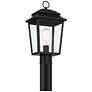 John Timberland Bellis Verde 16" Textured Black Outdoor Post Light