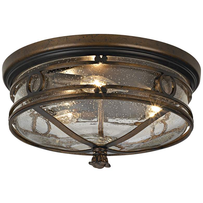 Image 2 John Timberland Beverly Drive 14 inch Wide Indoor-Outdoor Ceiling Light