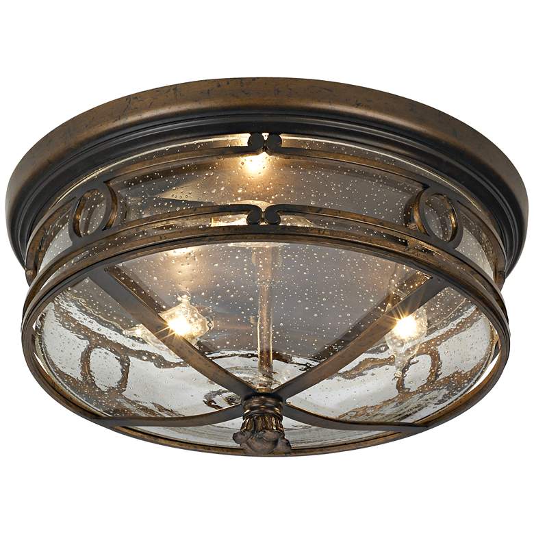 Image 5 John Timberland Beverly Drive 14 inch Wide Indoor-Outdoor Ceiling Light more views