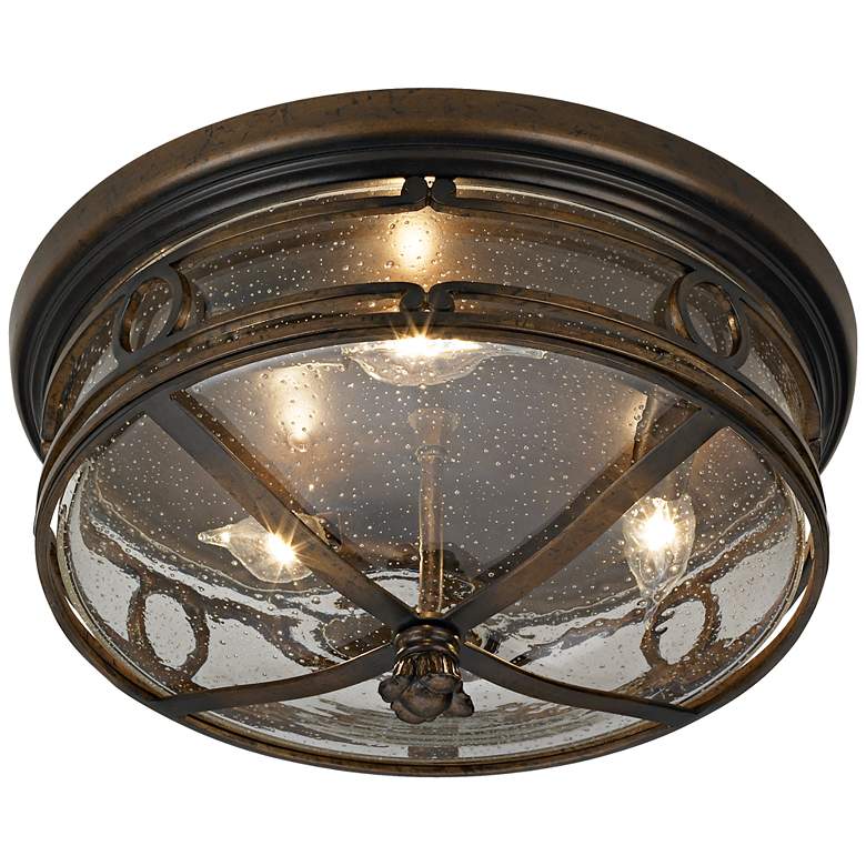 Image 6 John Timberland Beverly Drive 14" Wide Indoor-Outdoor Ceiling Light more views