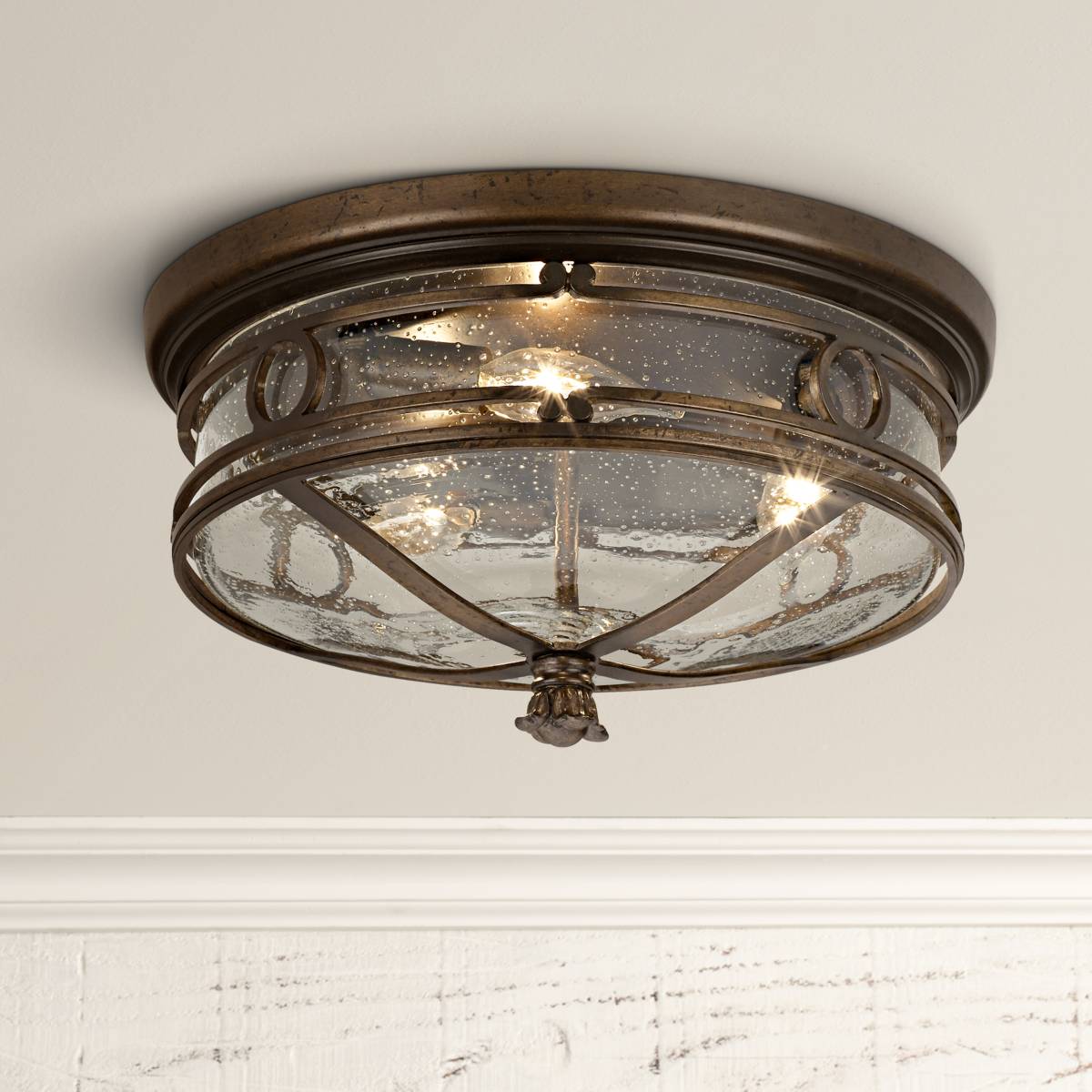 Western Flush Mount Close To Ceiling