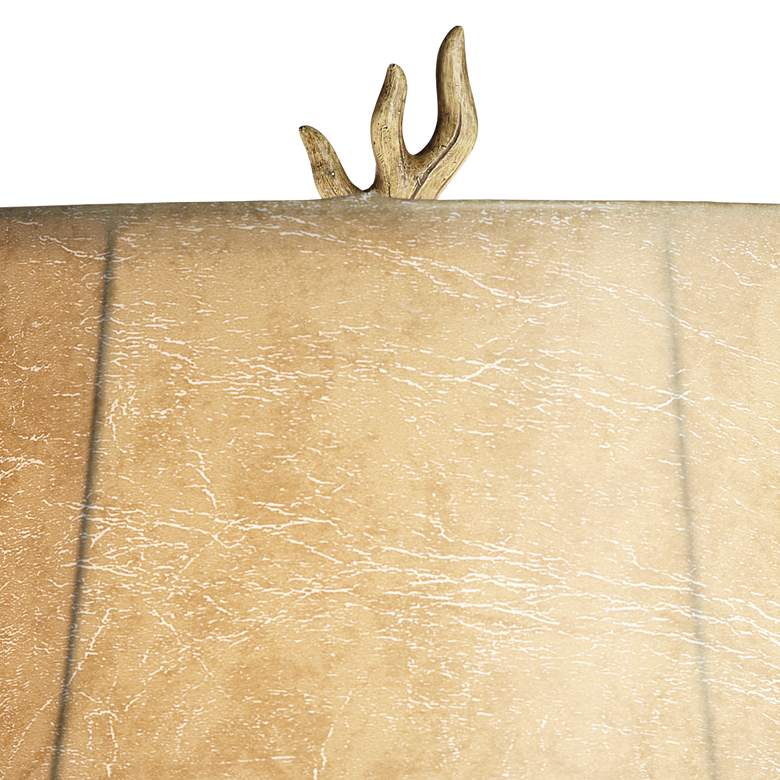 Image 3 John Timberland Boone 27 1/2" Western Rustic Antler USB Lamps Set of 2 more views