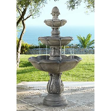 John Timberland Browning 65" High Three-Tier Traditional Fountain