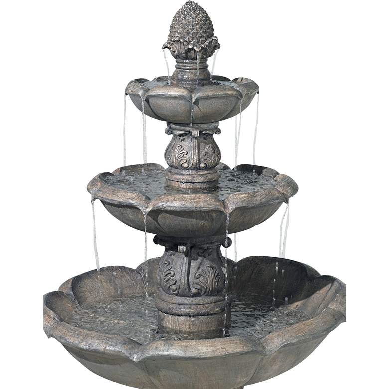 Image 5 John Timberland Browning 65" High Three-Tier Traditional Fountain more views