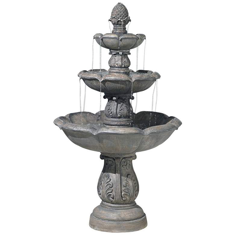 Image 6 John Timberland Browning 65" High Three-Tier Traditional Fountain more views