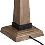 John Timberland Buchan 29 1/2" Wood Pedestal Table Lamps Set of 2