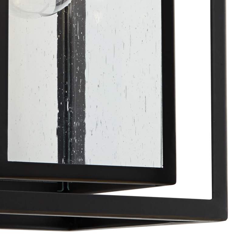 Image 4 John Timberland Califa 15 1/4" Bronze Textured Glass Outdoor Light more views