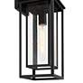 4_John Timberland Califa 20" High Black and Clear Glass Outdoor Light more views