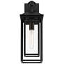 5_John Timberland Califa 20" High Black and Clear Glass Outdoor Light more views