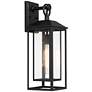 7_John Timberland Califa 20" High Black and Clear Glass Outdoor Light more views