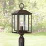 1_John Timberland Califa 21 1/2" High Bronze Textured Glass Post Light