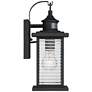 7_John Timberland Cameron 13 3/4" Black Motion Sensor Outdoor Wall Light more views