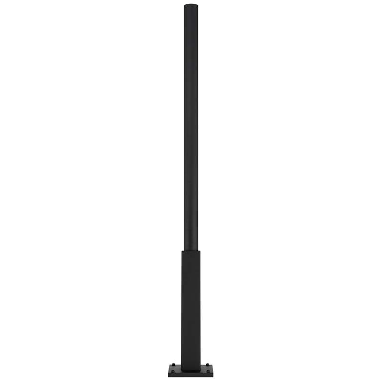 Image 1 John Timberland Cantwell 76" High Black Outdoor Light Post