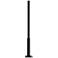 John Timberland Cantwell 76" High Black Outdoor Light Post