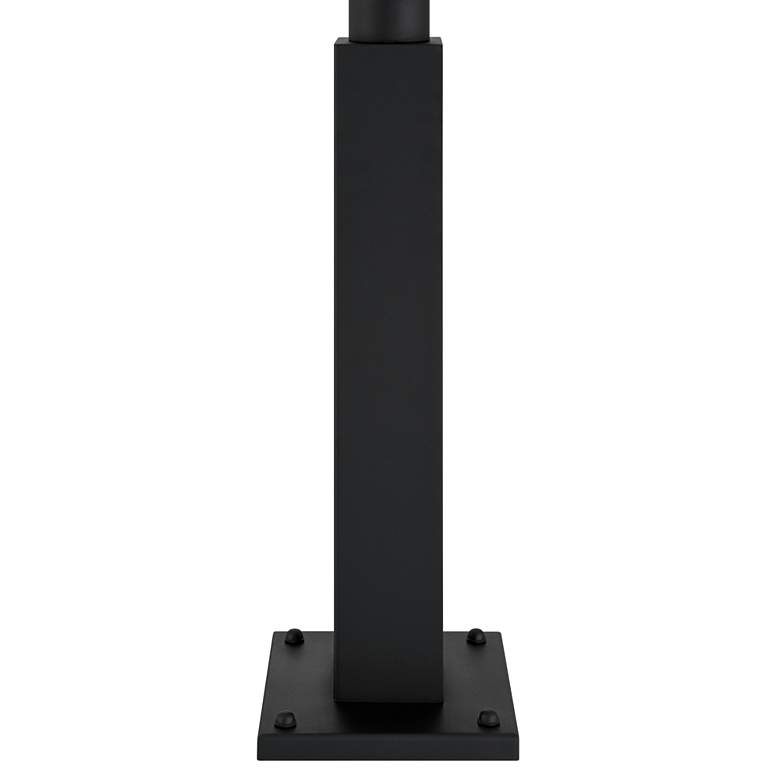 Image 3 John Timberland Cantwell 76" High Black Outdoor Light Post more views