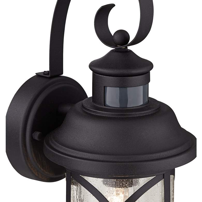 Image 3 John Timberland Capistrano 15 3/4" Black Motion Sensor Outdoor Light more views