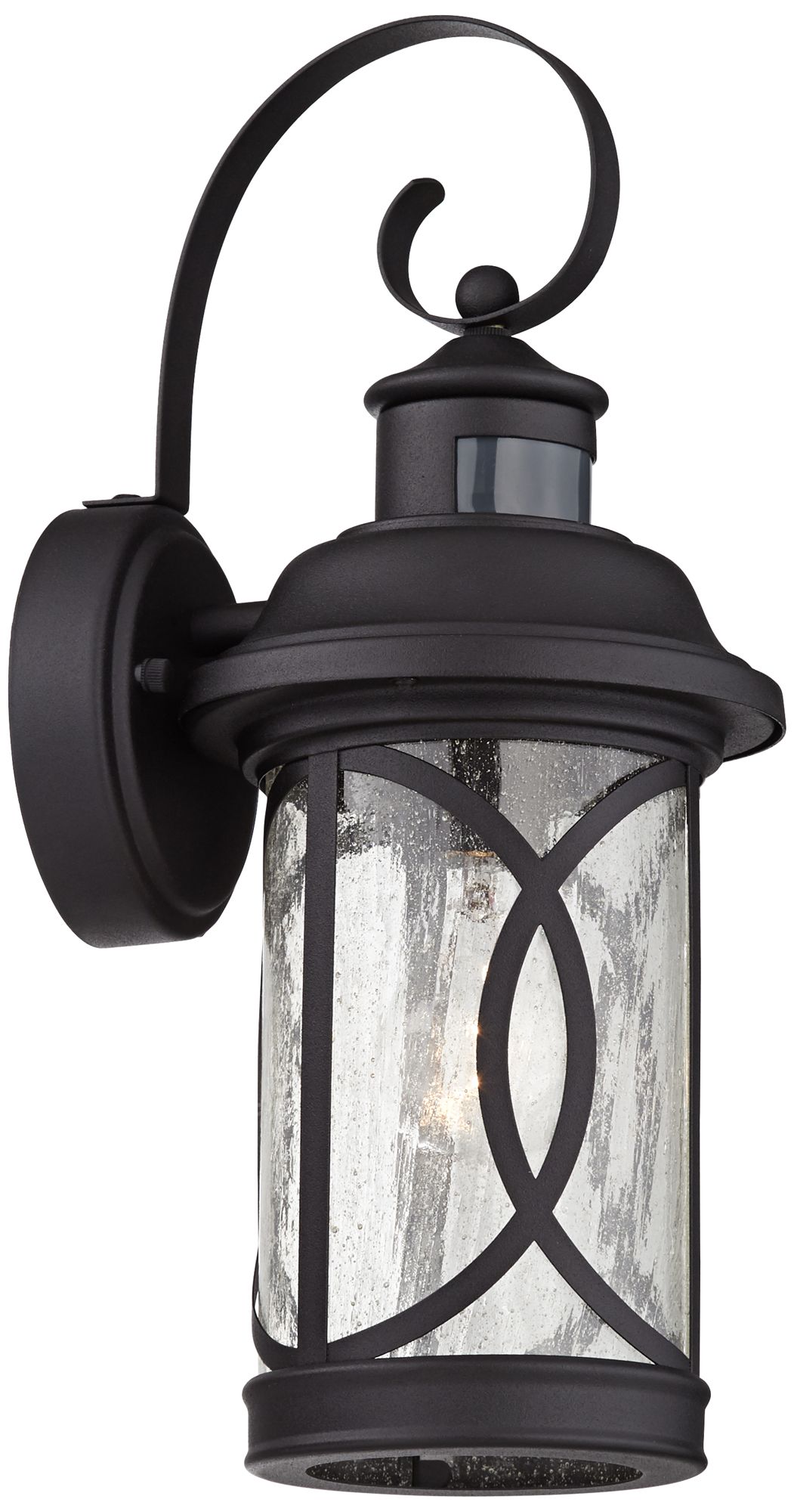 John Timberland Capistrano 15 3/4" Black Motion Sensor Outdoor Light