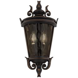 John Timberland Casa Marseille 17" Veranda Bronze Outdoor Wall Light