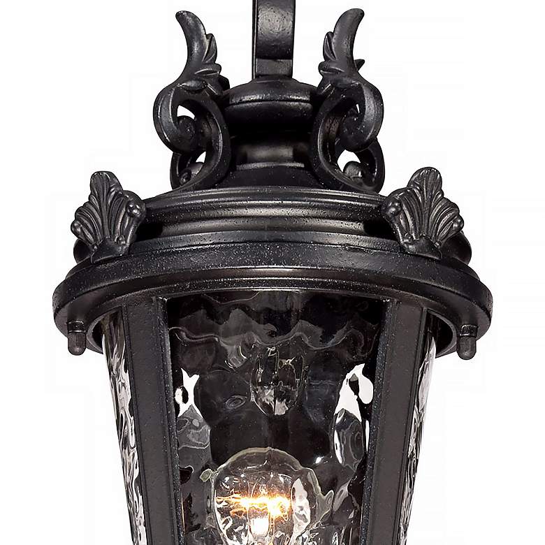 Image 4 John Timberland Casa Marseille 19 inch Black Scroll Outdoor Wall Light more views