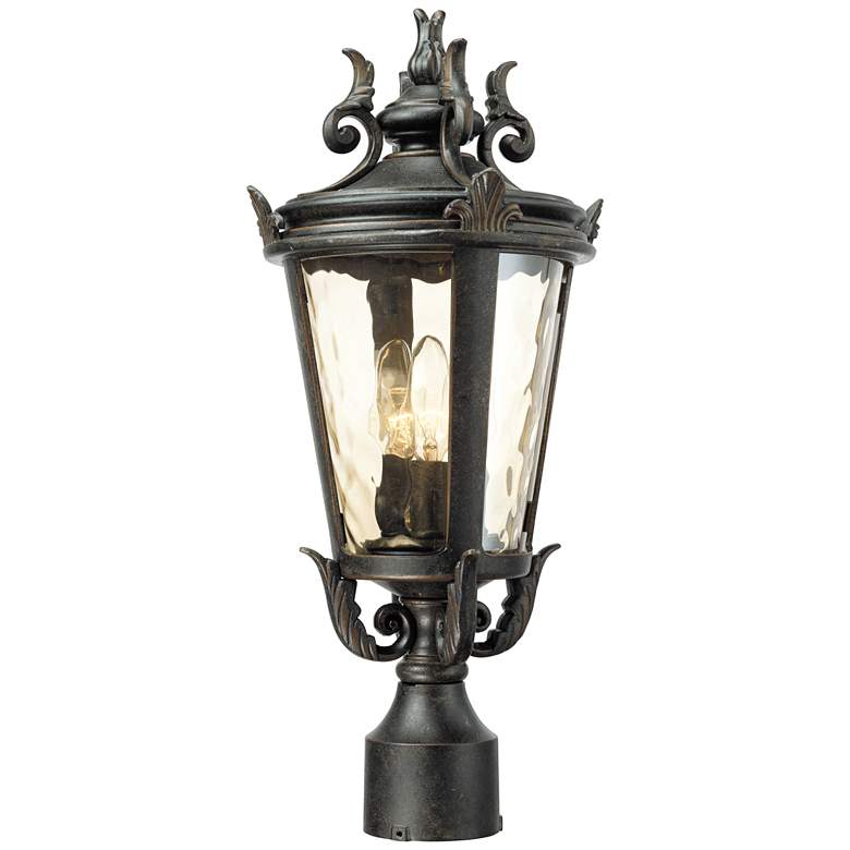 Image 3 John Timberland Casa Marseille 20 1/2" High Bronze Outdoor Post Light