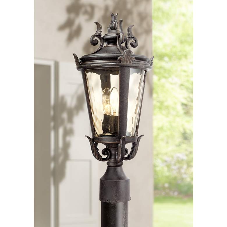 Image 2 John Timberland Casa Marseille 20 1/2" High Bronze Outdoor Post Light