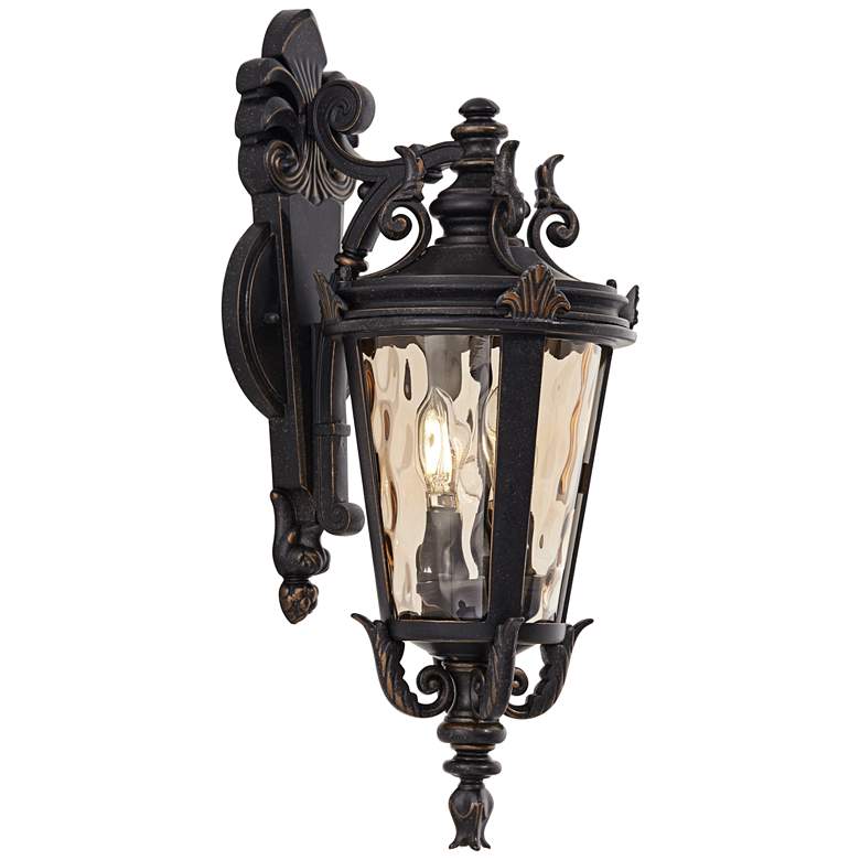 Image 2 John Timberland Casa Marseille 21 3/4" High Bronze Outdoor Wall Light