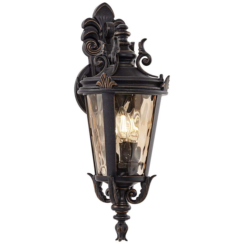 Image 4 John Timberland Casa Marseille 21 3/4" High Bronze Outdoor Wall Light more views