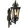 John Timberland Casa Marseille 22" High Bronze Outdoor Wall Light