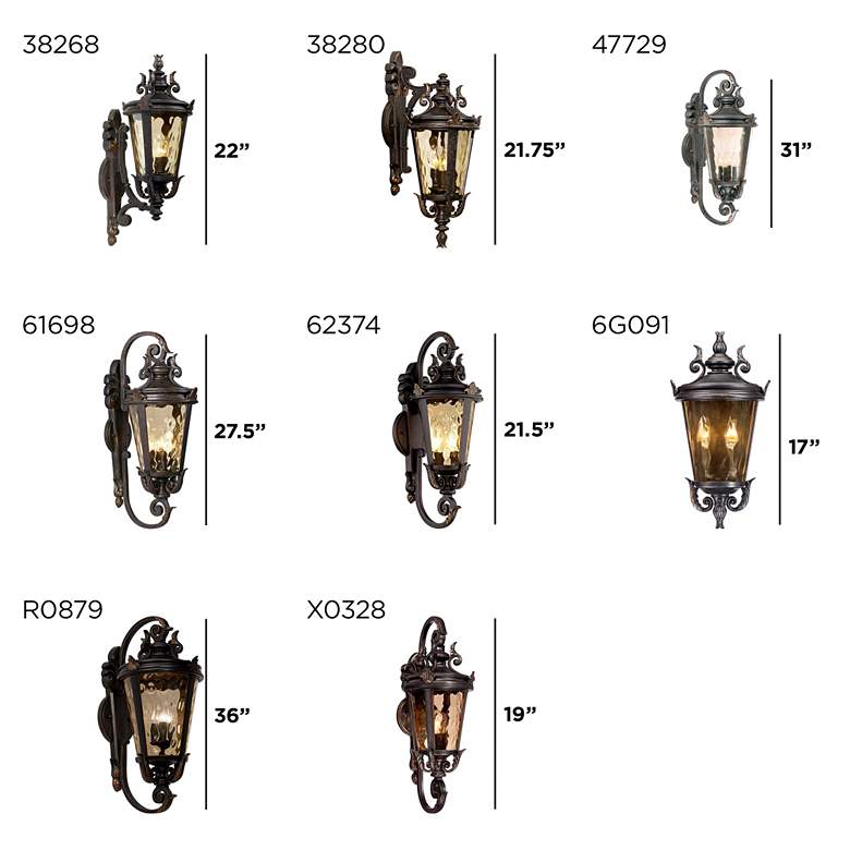 Image 6 John Timberland Casa Marseille 22" High Bronze Outdoor Wall Light more views