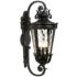 John Timberland Casa Marseille 27 1/2" High Black Outdoor Wall Light