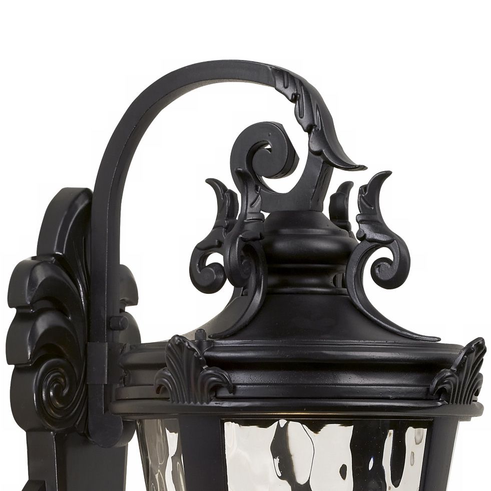 Image 7 John Timberland Casa Marseille 27 1/2" High Black Outdoor Wall Light more views