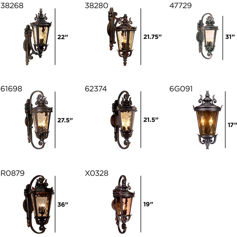 Image 7 John Timberland Casa Marseille 27 1/2 inch High Bronze Outdoor Wall Light more views