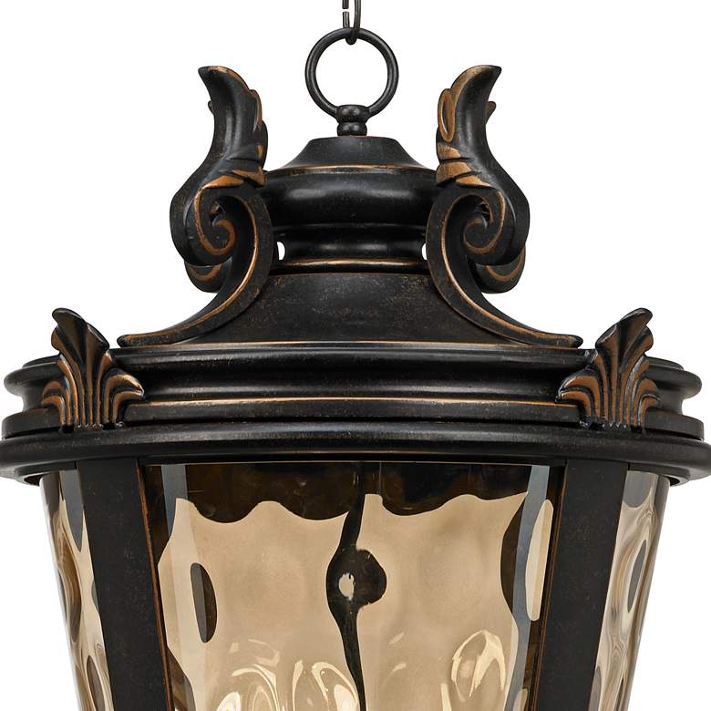 Image 3 John Timberland Casa Marseille 30" High Bronze Outdoor Hanging Light more views
