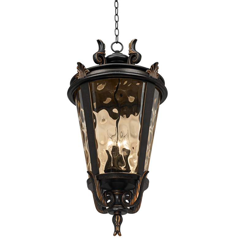 Image 6 John Timberland Casa Marseille 30" High Bronze Outdoor Hanging Light more views