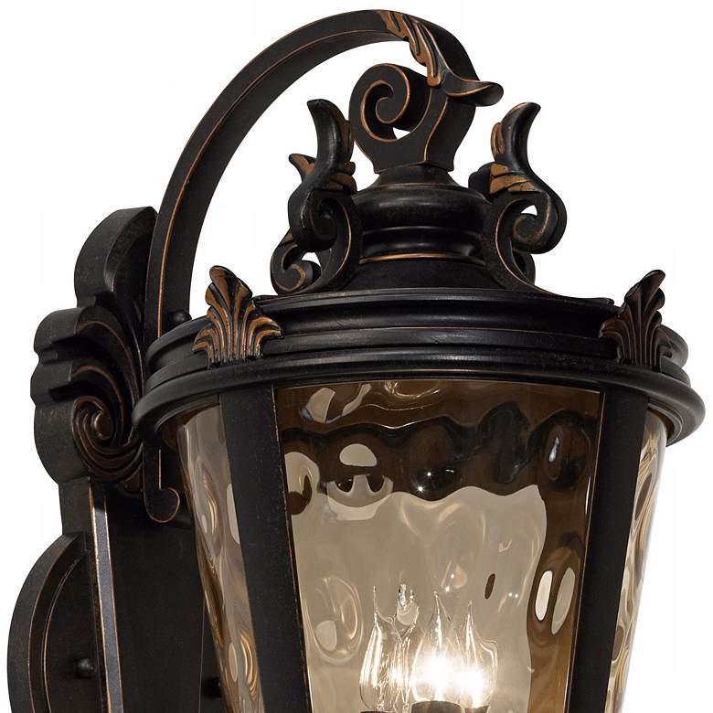 Image 4 John Timberland Casa Marseille 36 inch High Scroll Arm Outdoor Wall Light more views