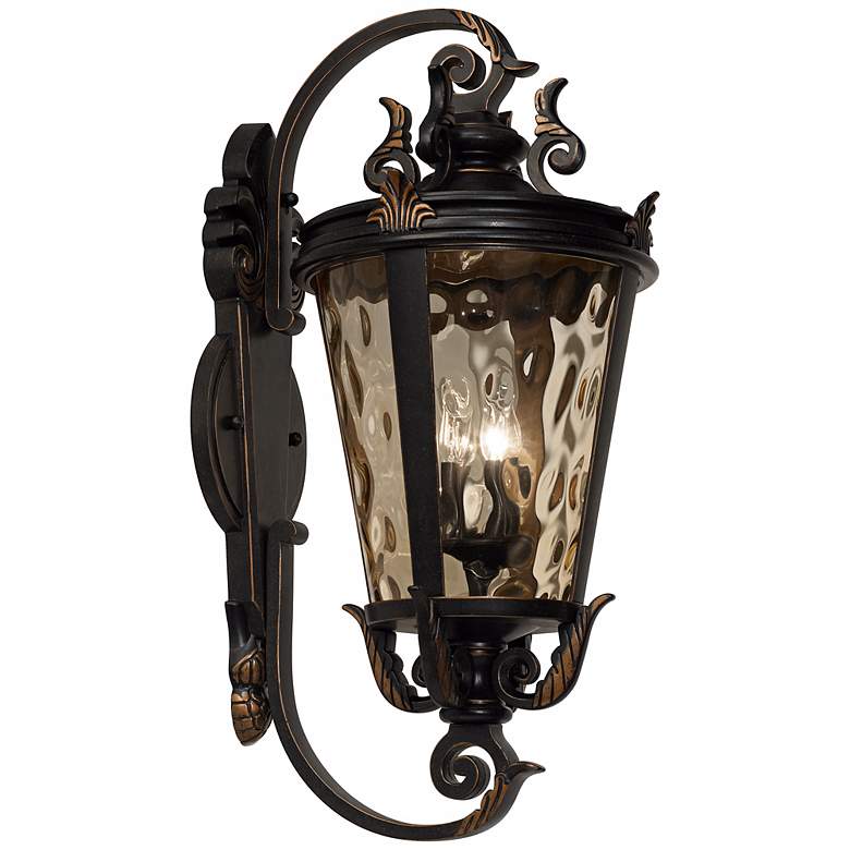 Image 5 John Timberland Casa Marseille 36 inch High Scroll Arm Outdoor Wall Light more views