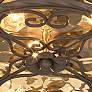 3_John Timberland Casa Seville 12" Walnut Indoor-Outdoor Ceiling Light more views