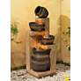 Thumbnail1 of John Timberland Cascading Bowl and Jug 46" LED Rustic Fountain