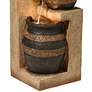 Thumbnail4 of John Timberland Cascading Bowl and Jug 46" LED Rustic Fountain more views