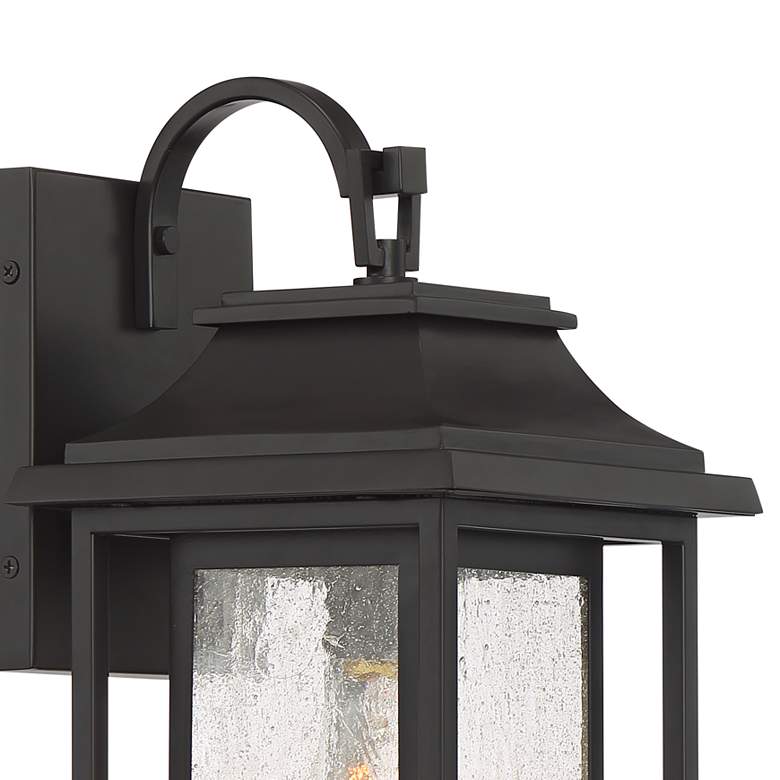 Image 3 John Timberland Cecile 15" Bronze Box Lantern Outdoor Wall Light more views