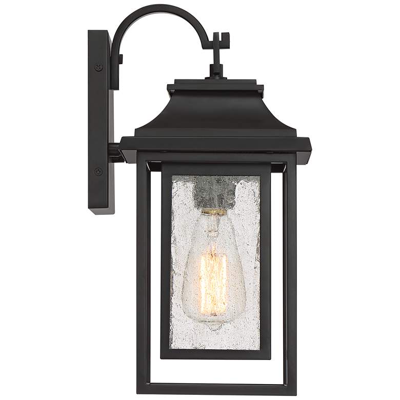 Image 6 John Timberland Cecile 15" Bronze Box Lantern Outdoor Wall Light more views