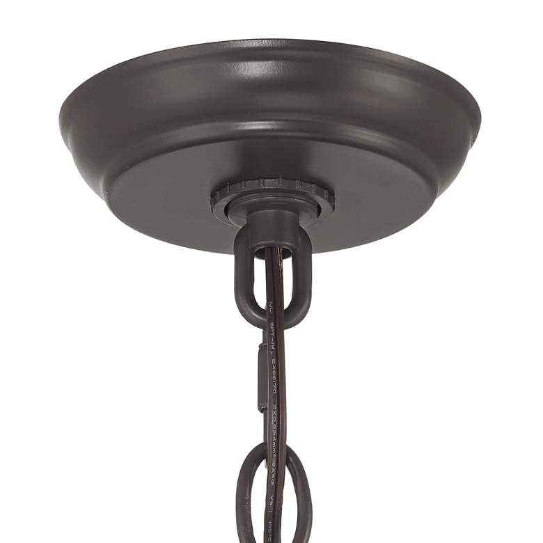 Image 5 John Timberland Cecile 19 1/4" Bronze Box Lantern Porch Hanging Light more views