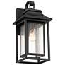 6_John Timberland Cecile 21 1/4" Black Box Lantern Outdoor Wall Light more views
